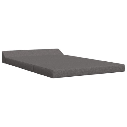 Divano Letto Pieghevole Grigio Chiaro 120 x 60 x 49 cm Tessuto | homemem39