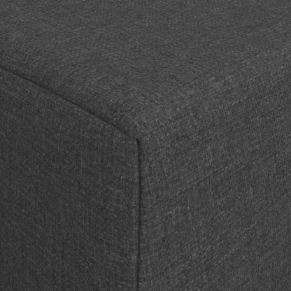 Divano Letto Pieghevole Grigio Scuro 120 x 60 x 49 cm Tessuto
