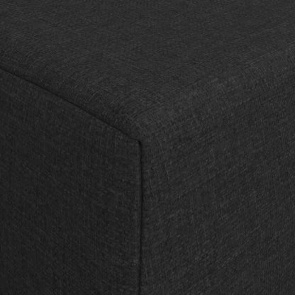 Divano Letto Pieghevole Nero 120 x 60 x 49 cm Tessuto