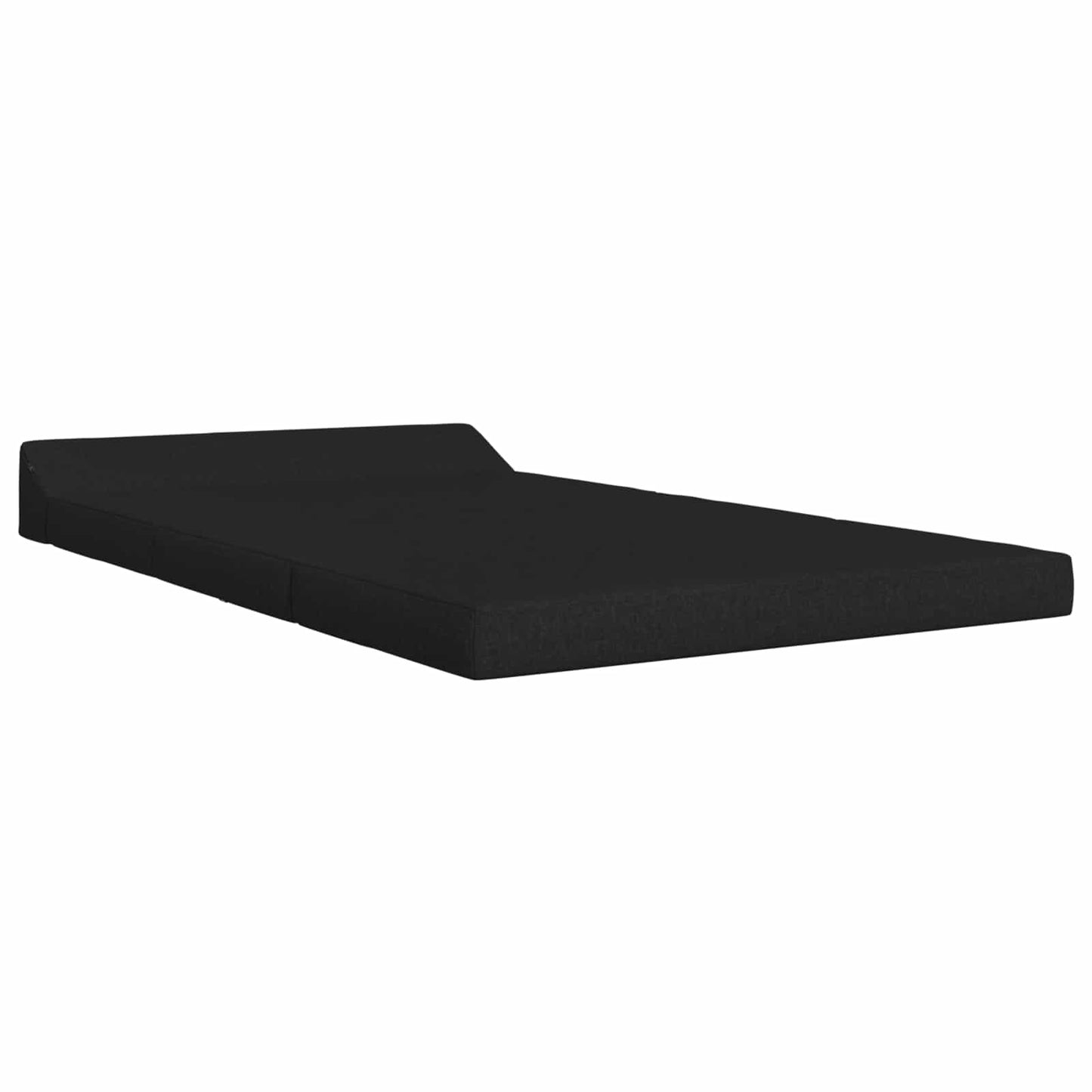 Divano Letto Pieghevole Nero 120 x 60 x 49 cm Tessuto