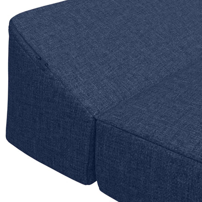 Divano Letto Pieghevole Blu 120 x 60 x 49 cm Tessuto