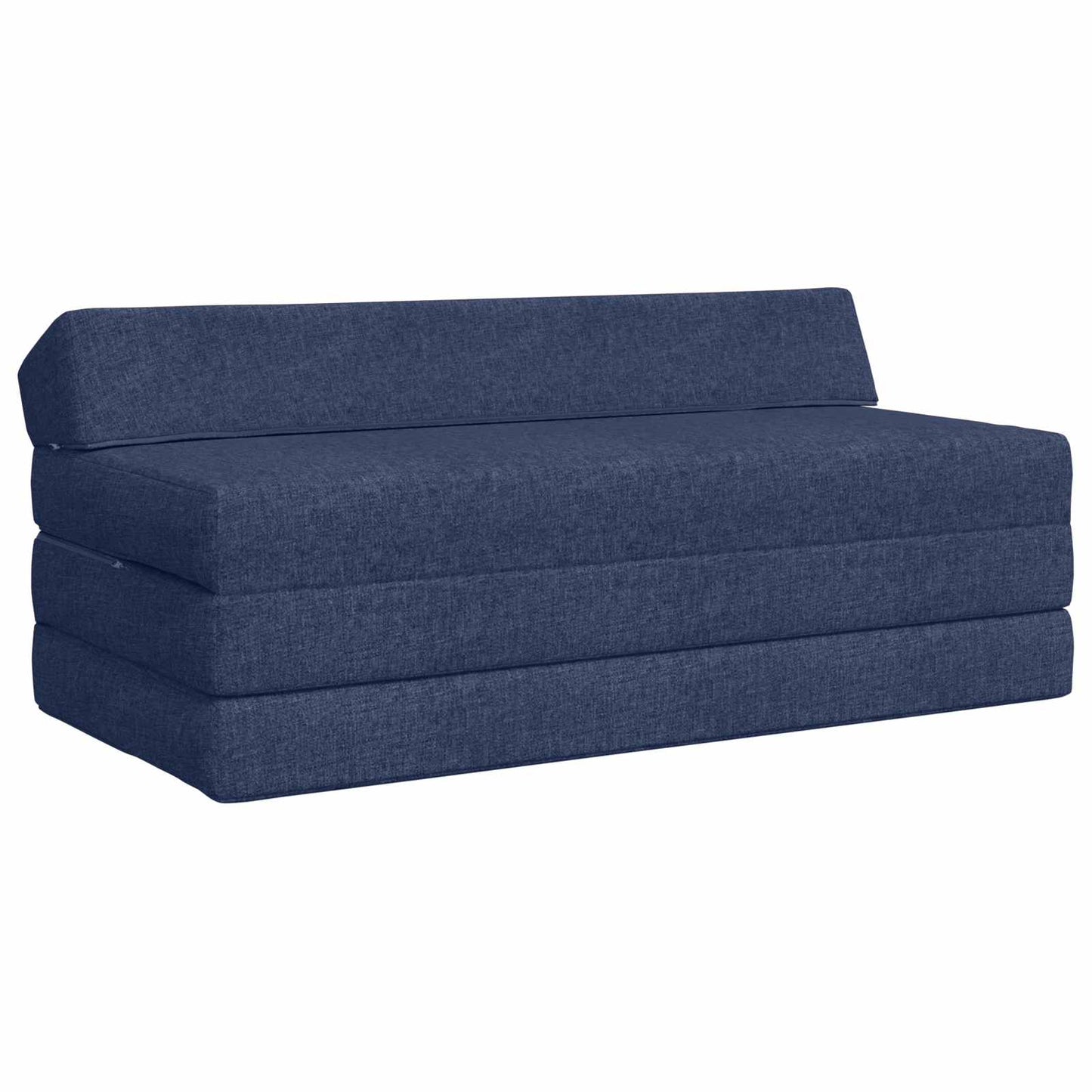 Divano Letto Pieghevole Blu 120 x 60 x 49 cm Tessuto