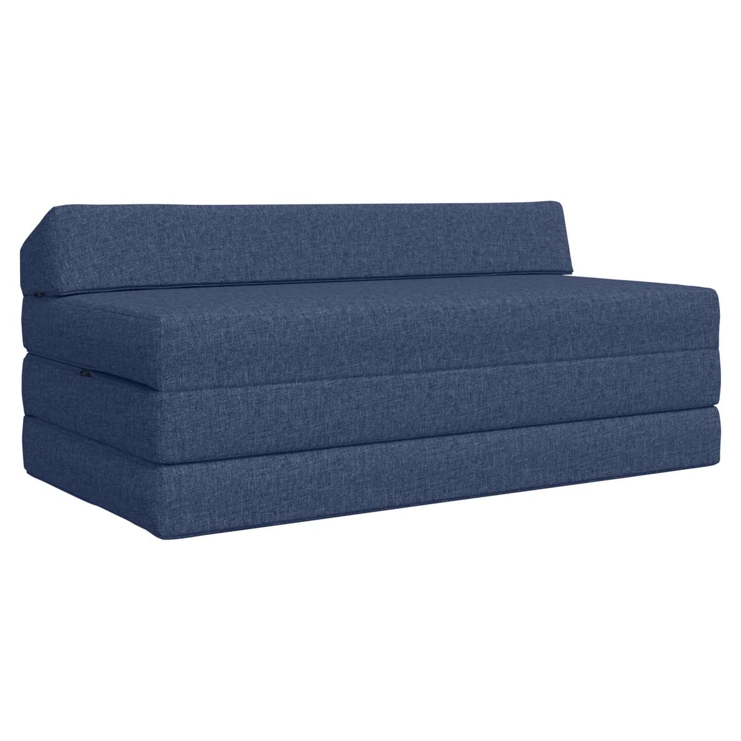 Divano Letto Pieghevole Blu 120 x 60 x 49 cm Tessuto