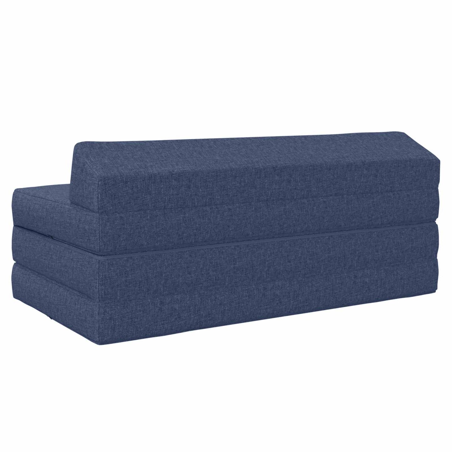 Divano Letto Pieghevole Blu 120 x 60 x 49 cm Tessuto