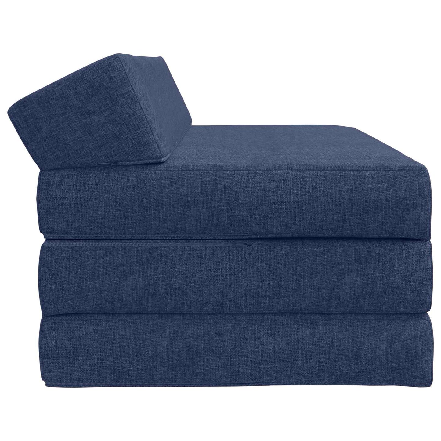 Divano Letto Pieghevole Blu 120 x 60 x 49 cm Tessuto