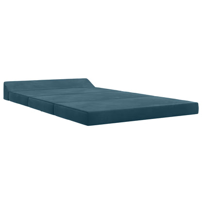 Divano Letto Pieghevole Blu 120 x 60 x 49 cm Tessuto