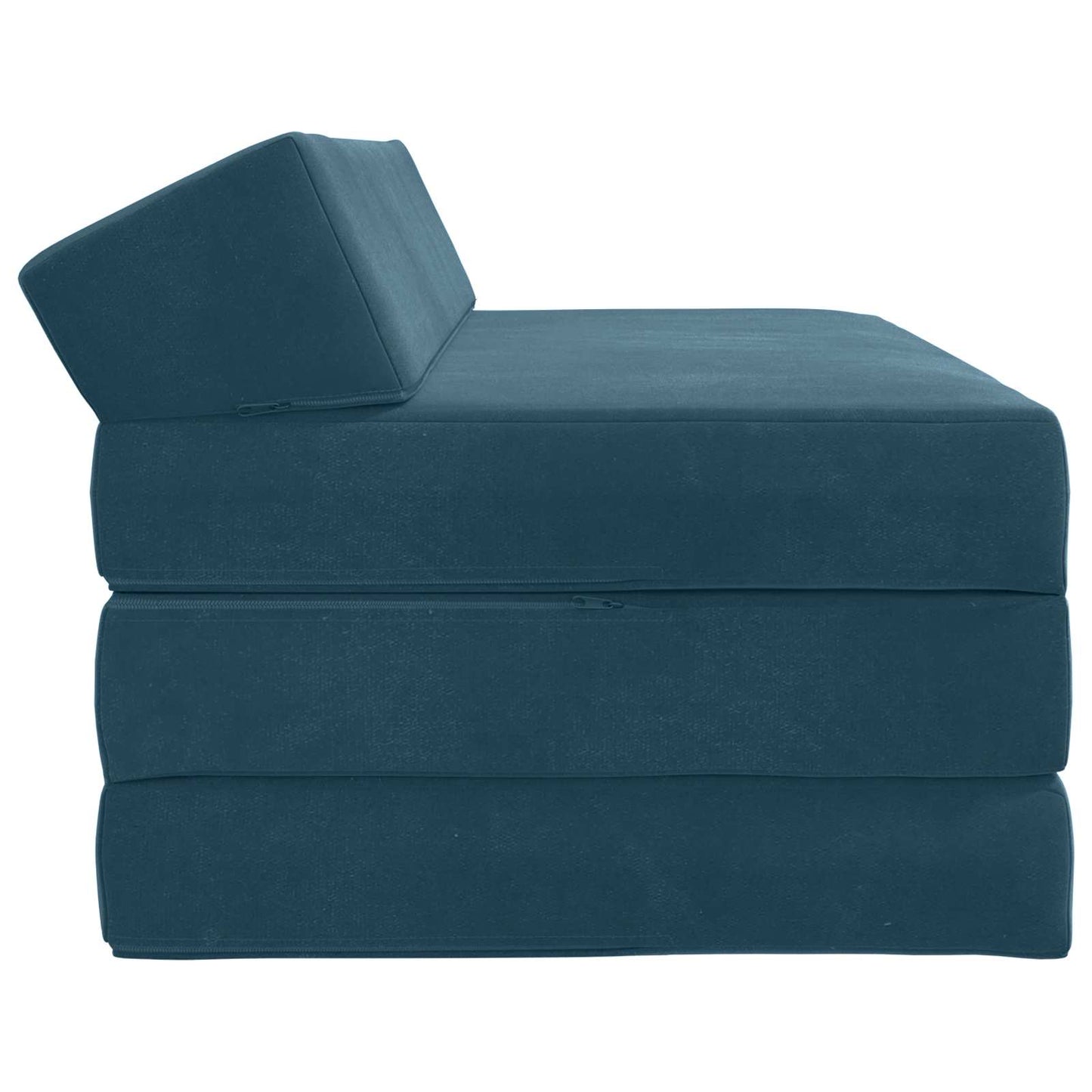 Divano Letto Pieghevole Blu 120 x 60 x 49 cm Tessuto