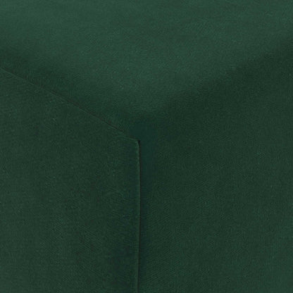 Divano Letto Pieghevole Verde Scuro 120 x 60 x 49 cm Tessuto
