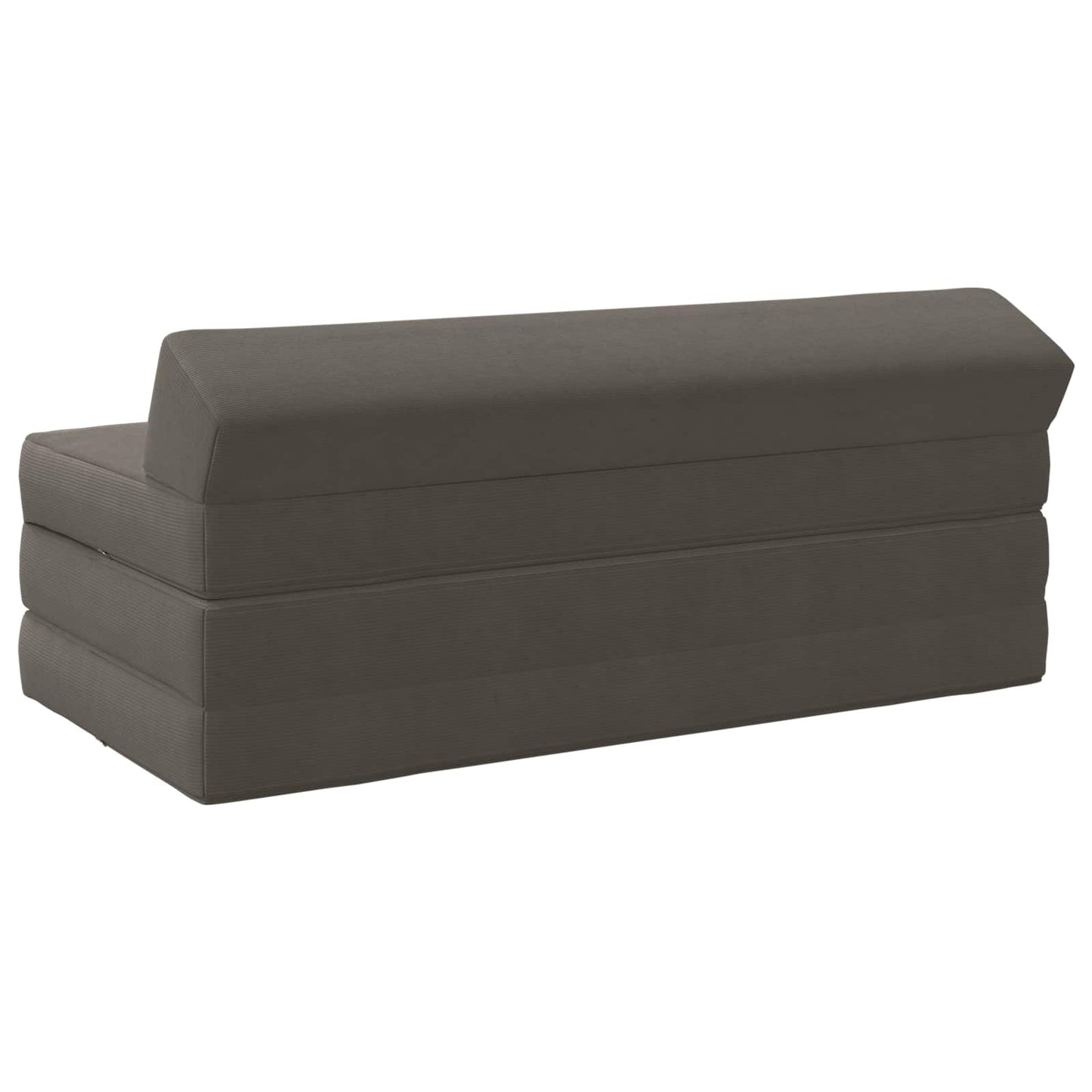 Divano Letto Pieghevole Grigio Chiaro 120 x 60 x 49 cm Tessuto | homemem39