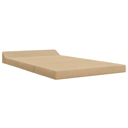 Divano Letto Pieghevole Verde Grigio 120 x 60 x 49 cm Tessuto | homemem39