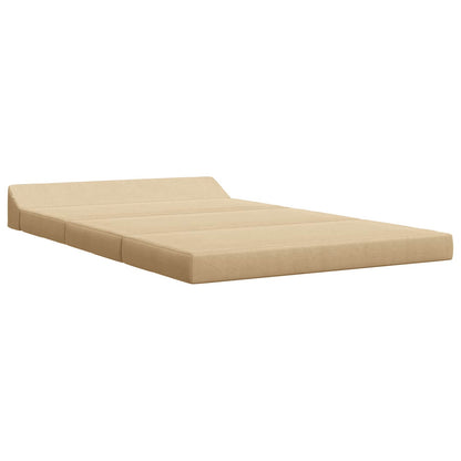 Divano Letto Pieghevole Verde Grigio 120 x 60 x 49 cm Tessuto