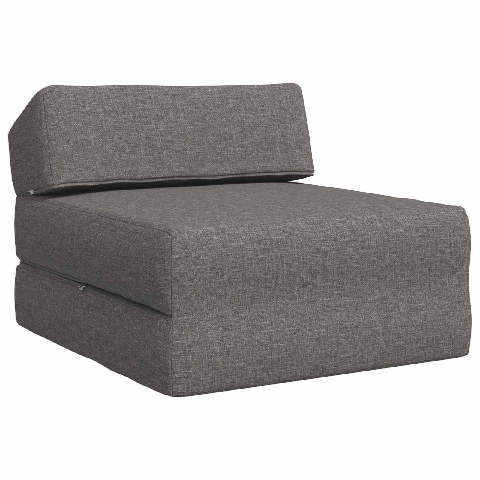 Divano Letto Pieghevole Grigio Chiaro 60 x 70 x 41 cm Tessuto | homemem39
