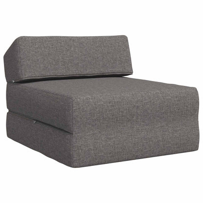 Divano Letto Pieghevole Grigio Chiaro 60 x 70 x 41 cm Tessuto | homemem39