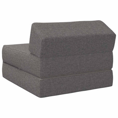 Divano Letto Pieghevole Grigio Chiaro 60 x 70 x 41 cm Tessuto | homemem39
