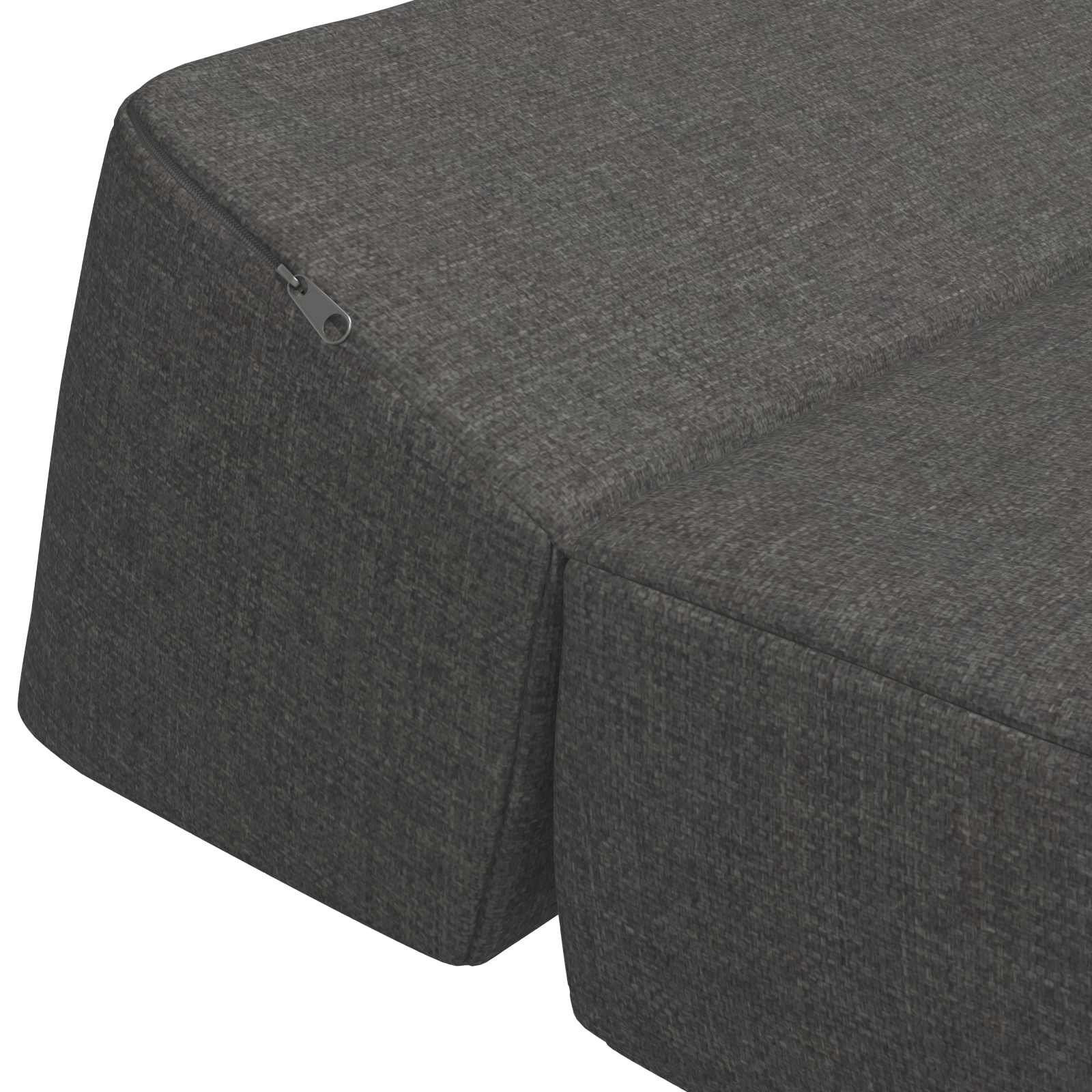 Divano Letto Pieghevole Grigio Scuro 60 x 70 x 41 cm Tessuto | homemem39