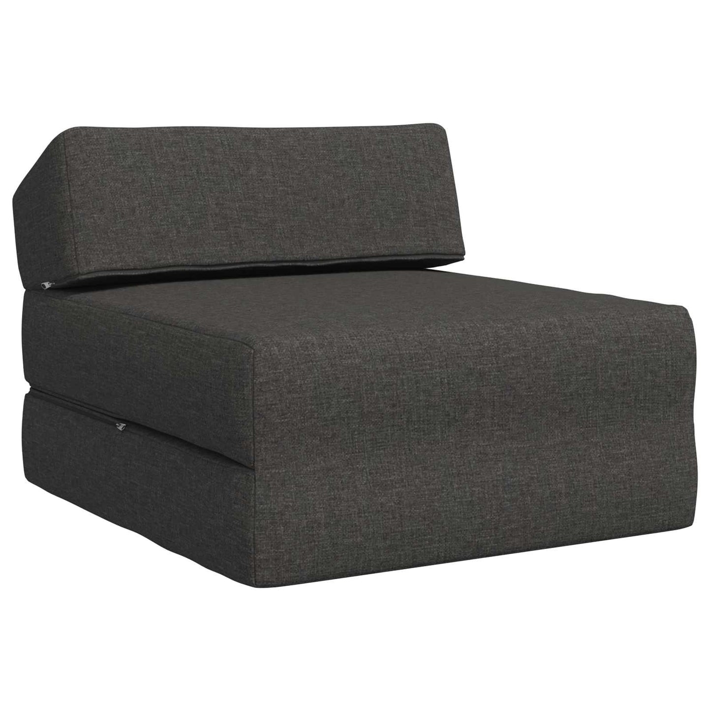 Divano Letto Pieghevole Grigio Scuro 60 x 70 x 41 cm Tessuto