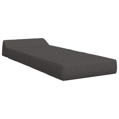 Divano Letto Pieghevole Grigio Scuro 60 x 70 x 41 cm Tessuto