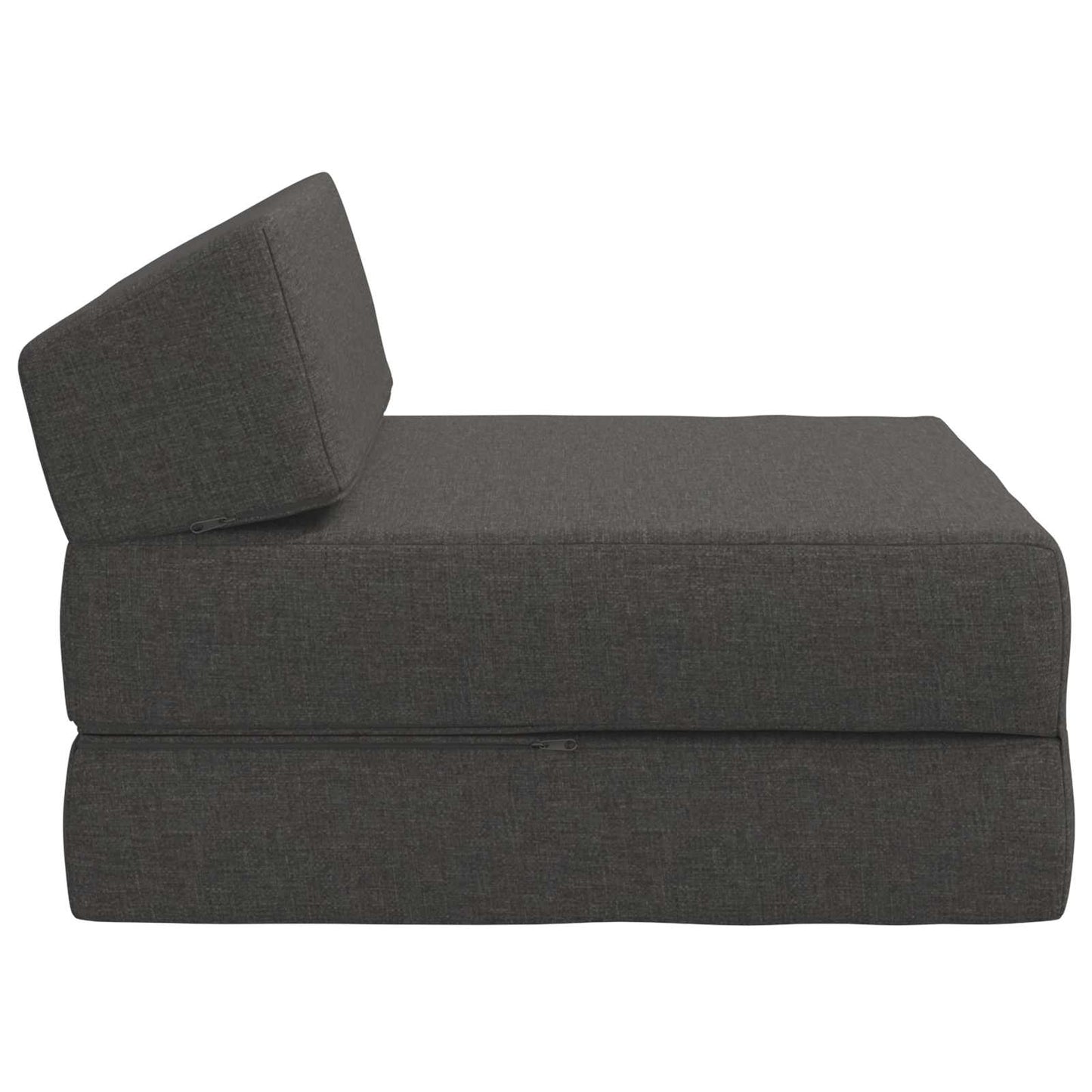 Divano Letto Pieghevole Grigio Scuro 60 x 70 x 41 cm Tessuto
