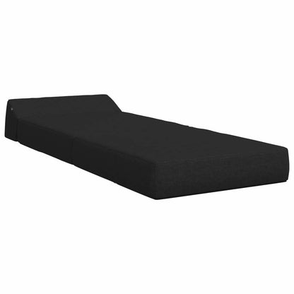 Divano Letto Pieghevole Nero 60 x 70 x 41 cm Tessuto | homemem39