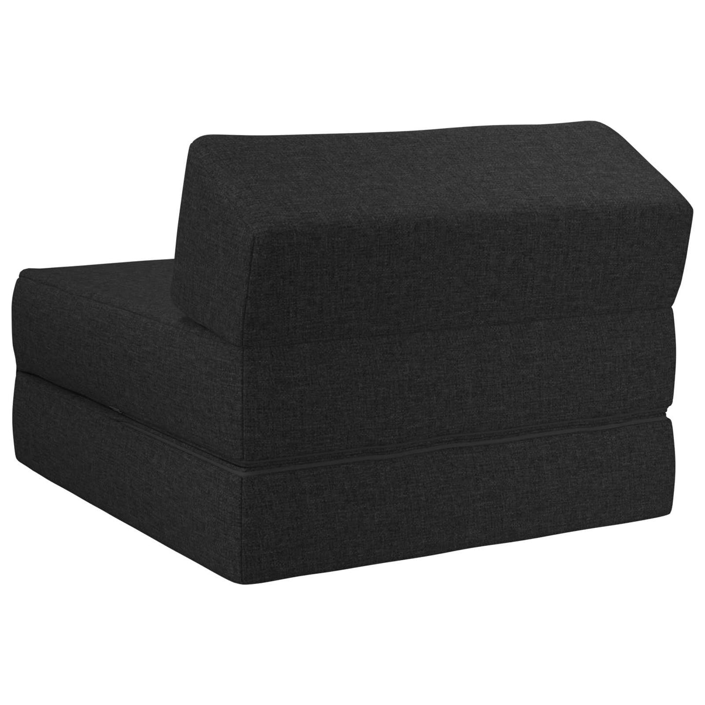 Divano Letto Pieghevole Nero 60 x 70 x 41 cm Tessuto | homemem39