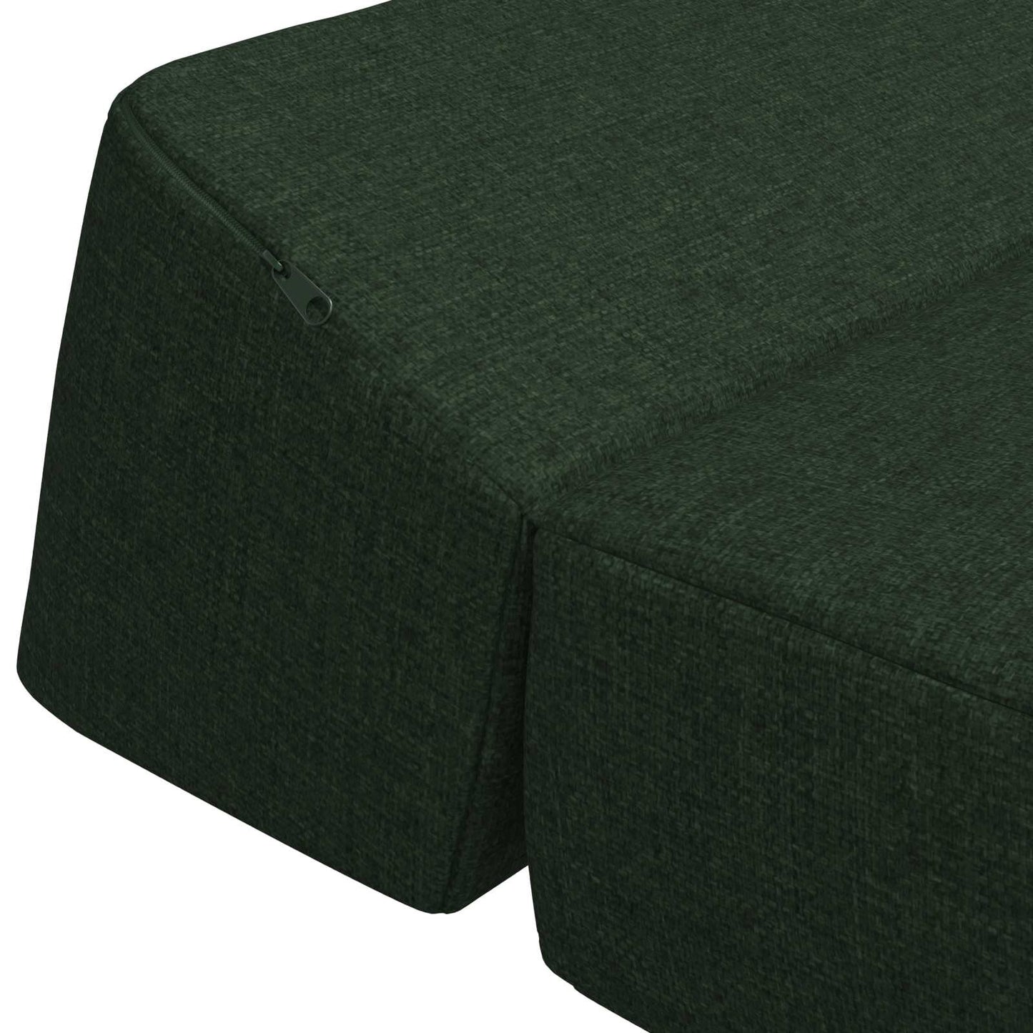 Divano Letto Pieghevole Verde Scuro 60 x 70 x 41 cm Tessuto