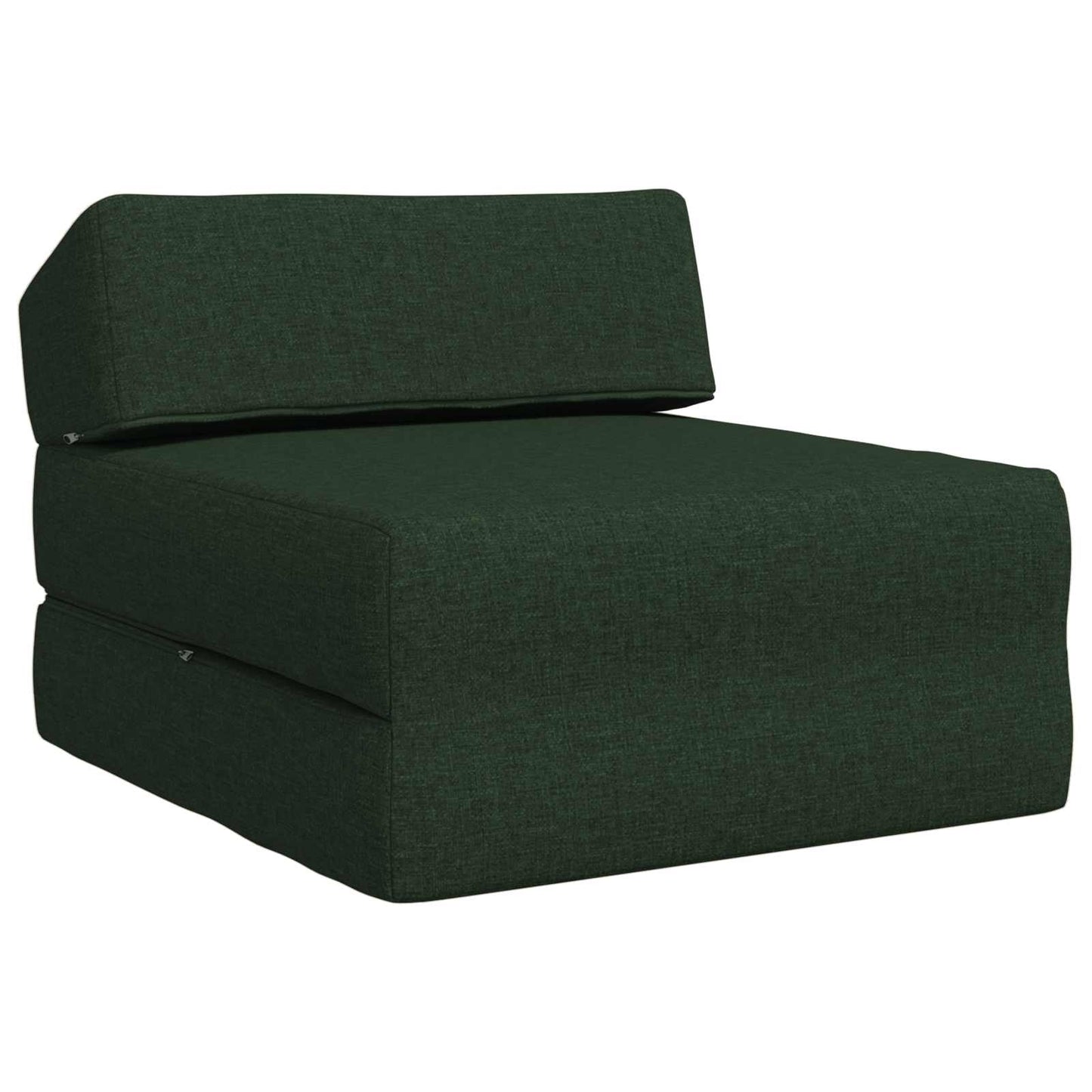 Divano Letto Pieghevole Verde Scuro 60 x 70 x 41 cm Tessuto