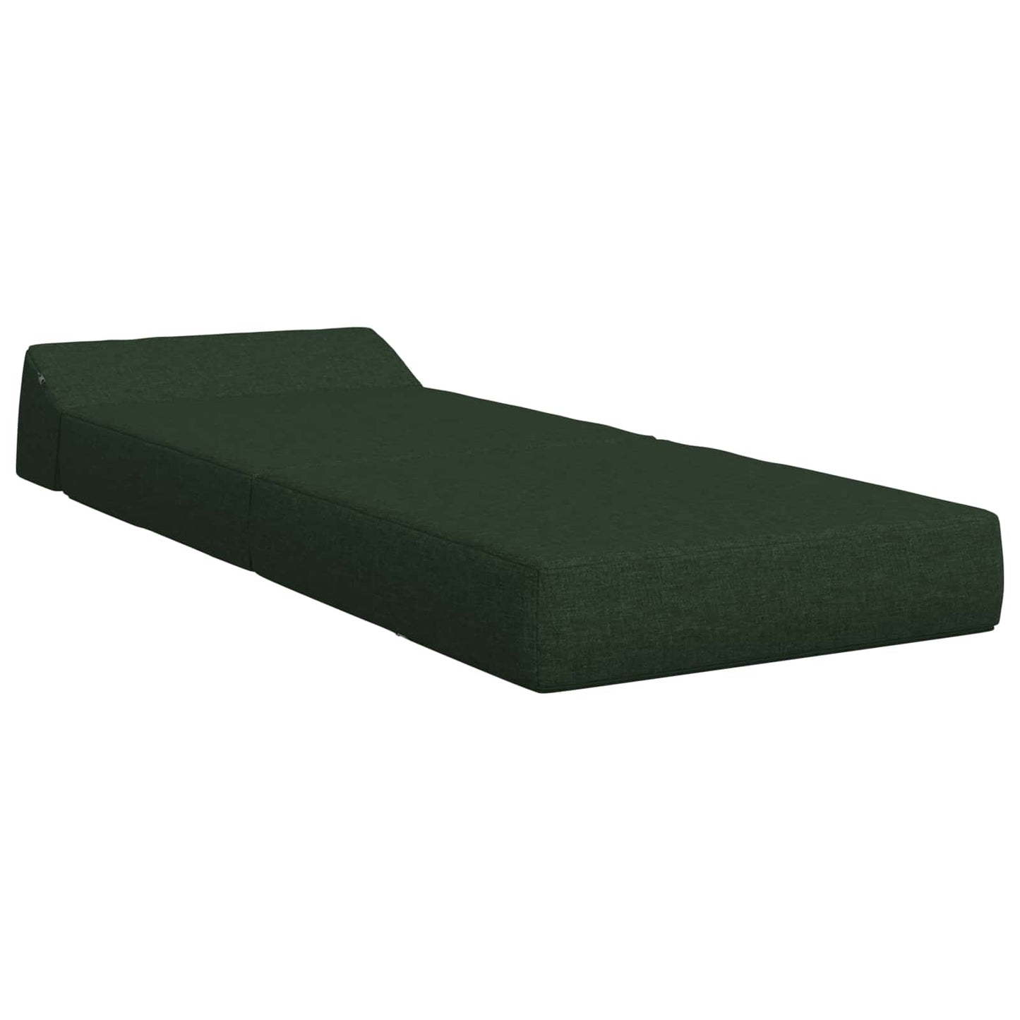 Divano Letto Pieghevole Verde Scuro 60 x 70 x 41 cm Tessuto