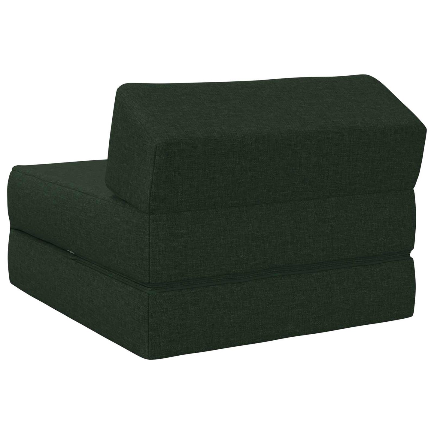 Divano Letto Pieghevole Verde Scuro 60 x 70 x 41 cm Tessuto
