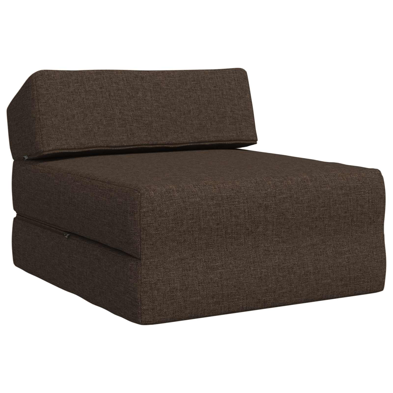 Divano Letto Pieghevole Tortora 60 x 70 x 41 cm Tessuto | homemem39
