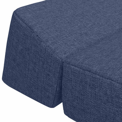 Divano Letto Pieghevole Blu 60 x 70 x 41 cm Tessuto | homemem39