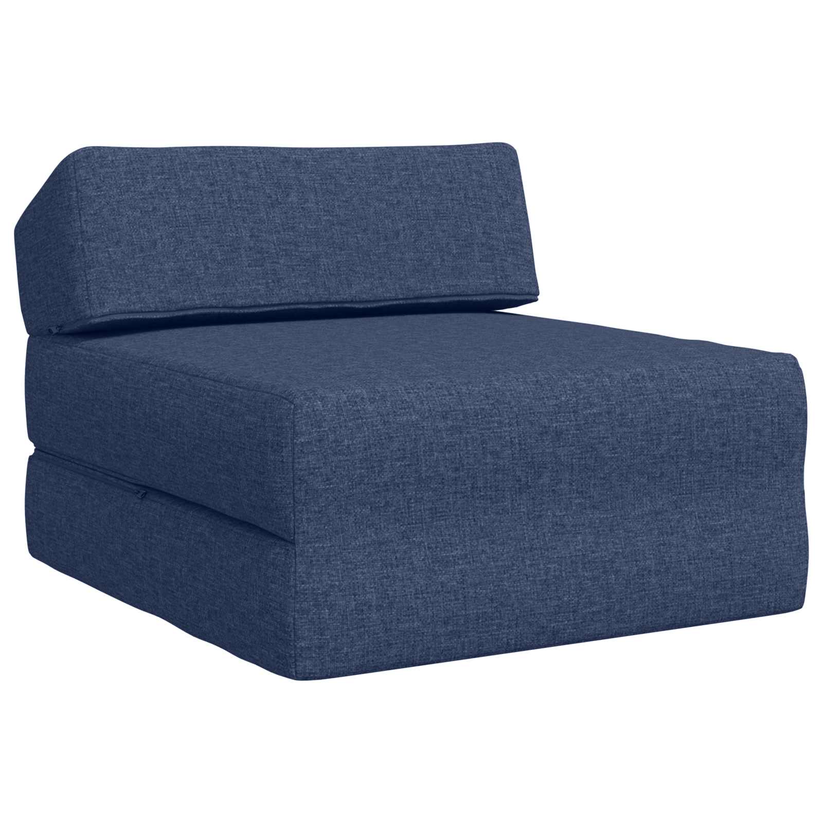 Divano Letto Pieghevole Blu 60 x 70 x 41 cm Tessuto | homemem39