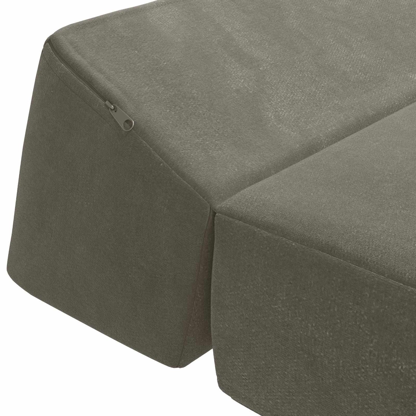 Divano Letto Pieghevole Grigio Chiaro 60 x 70 x 41 cm Tessuto | homemem39