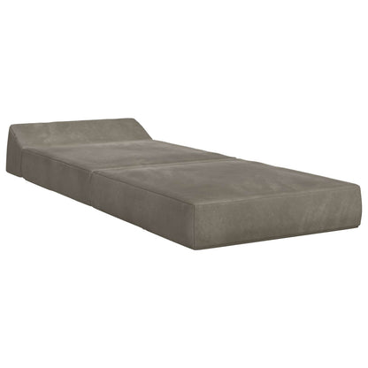 Divano Letto Pieghevole Grigio Chiaro 60 x 70 x 41 cm Tessuto