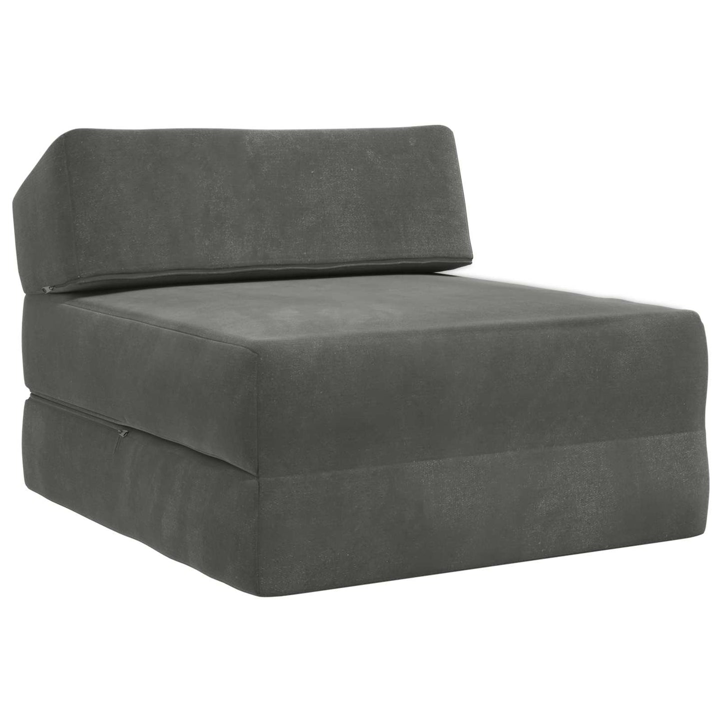 Divano Letto Pieghevole Grigio Scuro 60 x 70 x 41 cm Tessuto | homemem39