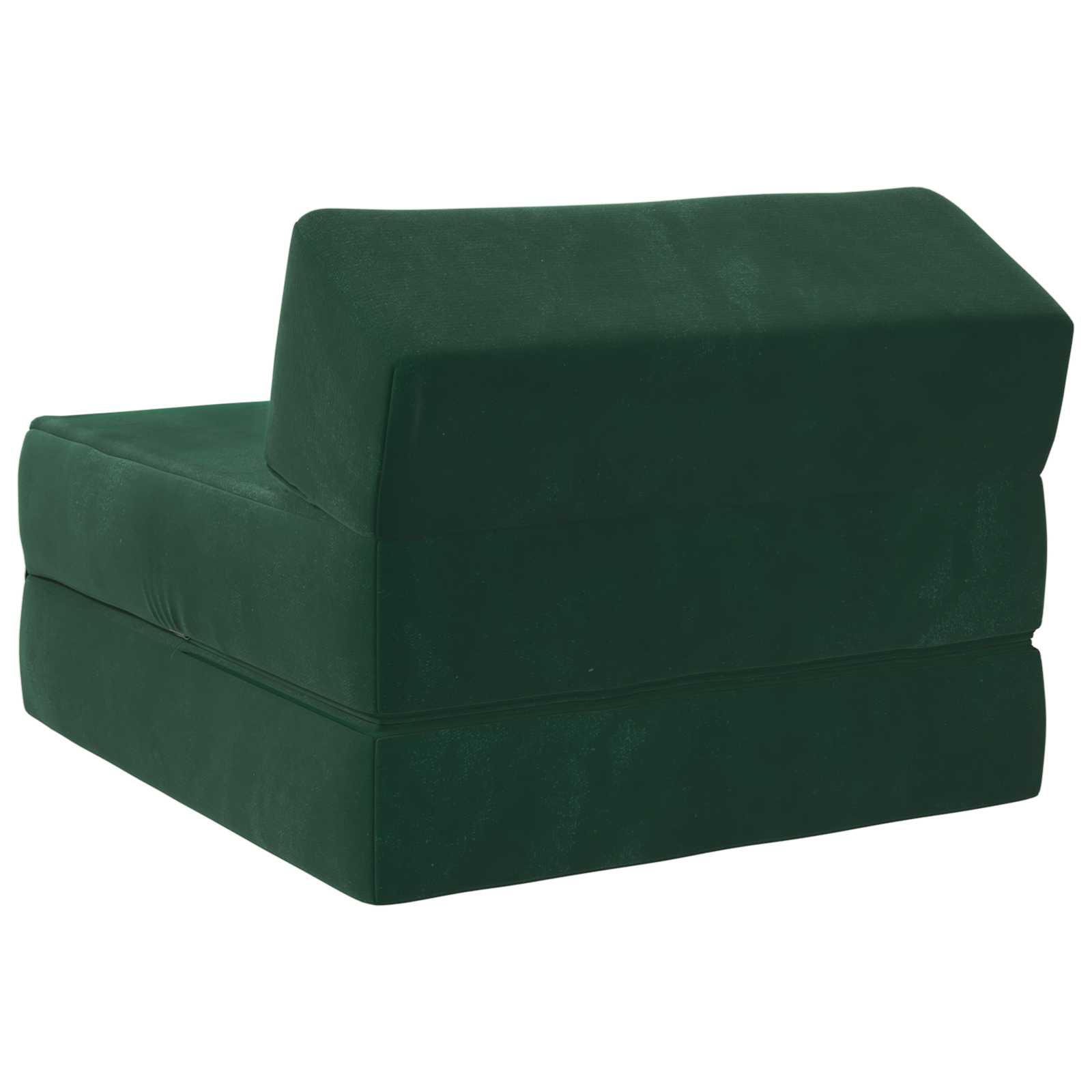 Divano Letto Pieghevole Verde Scuro 60 x 70 x 41 cm Tessuto | homemem39