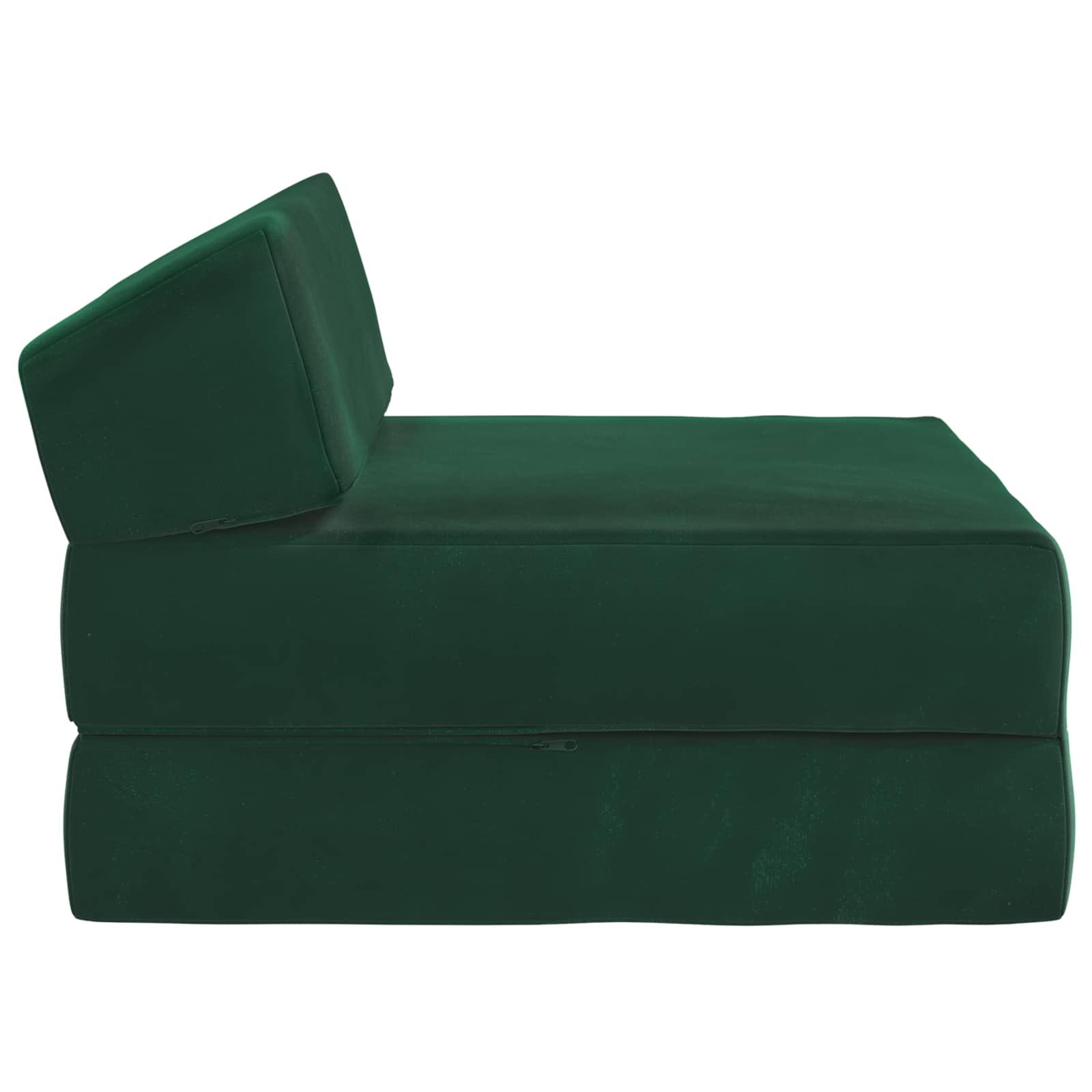 Divano Letto Pieghevole Verde Scuro 60 x 70 x 41 cm Tessuto | homemem39