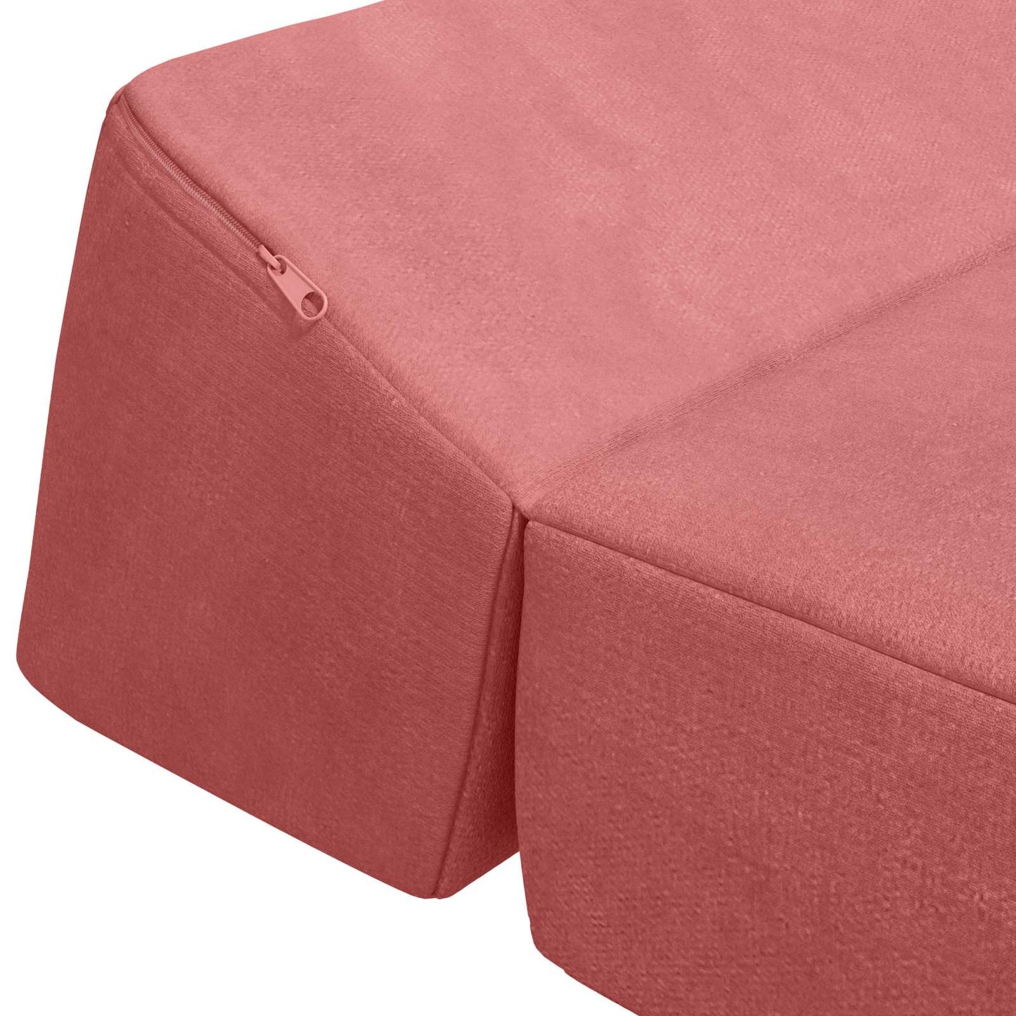 Divano Letto Pieghevole Rosa 60 x 70 x 41 cm Tessuto | homemem39