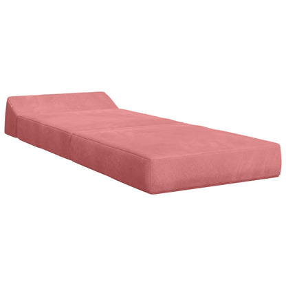 Divano Letto Pieghevole Rosa 60 x 70 x 41 cm Tessuto | homemem39