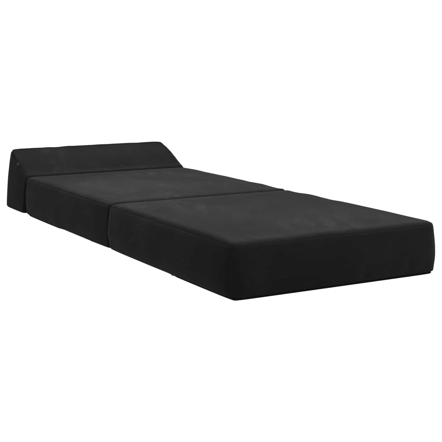 Divano Letto Pieghevole Nero 60 x 70 x 41 cm Tessuto | homemem39