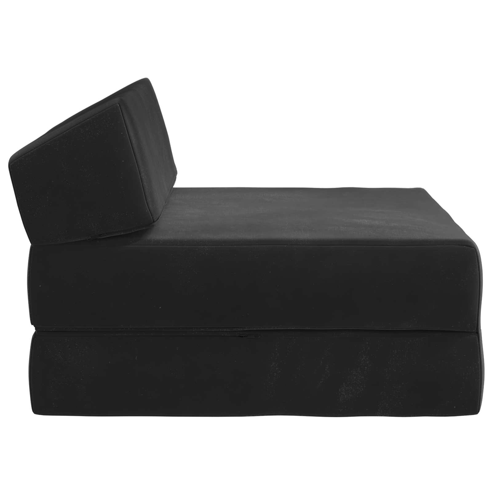 Divano Letto Pieghevole Nero 60 x 70 x 41 cm Tessuto | homemem39