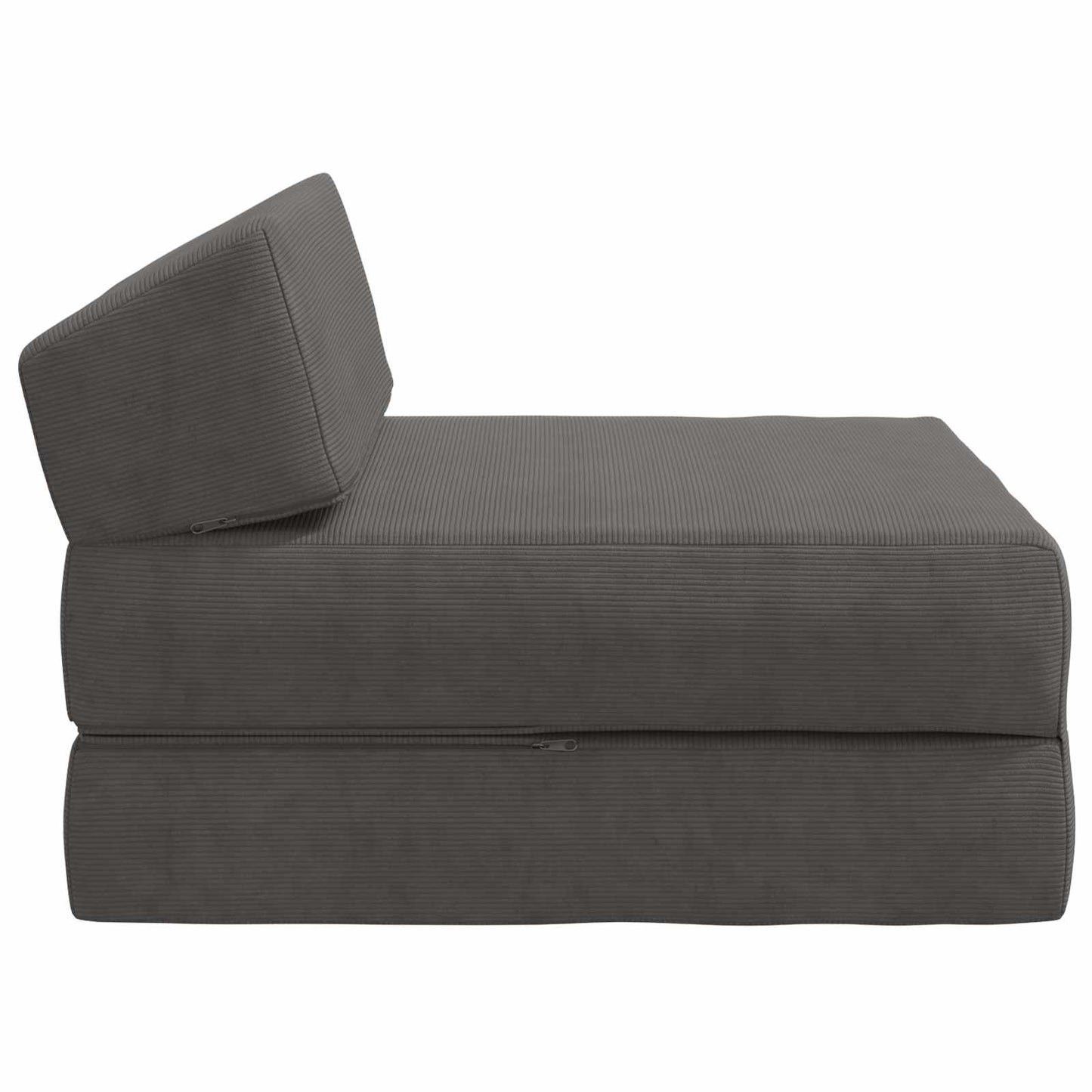 Divano Letto Pieghevole Grigio Scuro 60 x 70 x 41 cm Tessuto