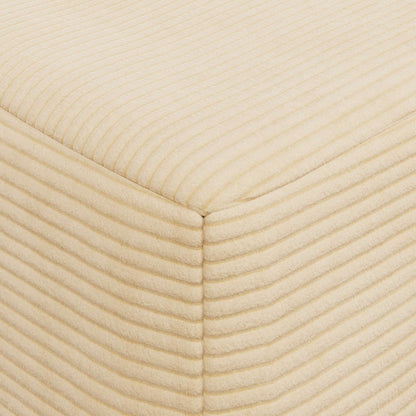 Divano Letto Pieghevole Crema 60 x 70 x 41 cm Tessuto | homemem39