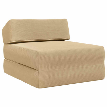 Divano Letto Pieghevole Verde Grigio 60 x 70 x 41 cm Tessuto | homemem39