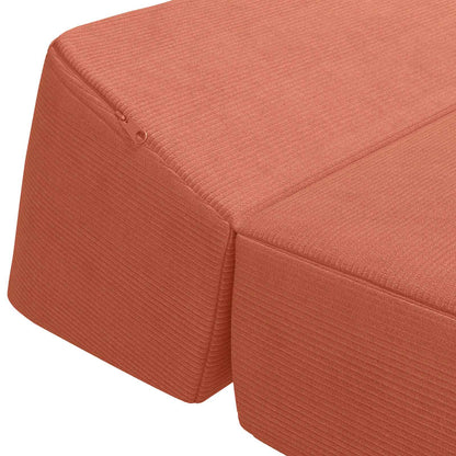 Divano Letto Pieghevole Rosso Arancio 60 x 70 x 41 cm Tessuto | homemem39