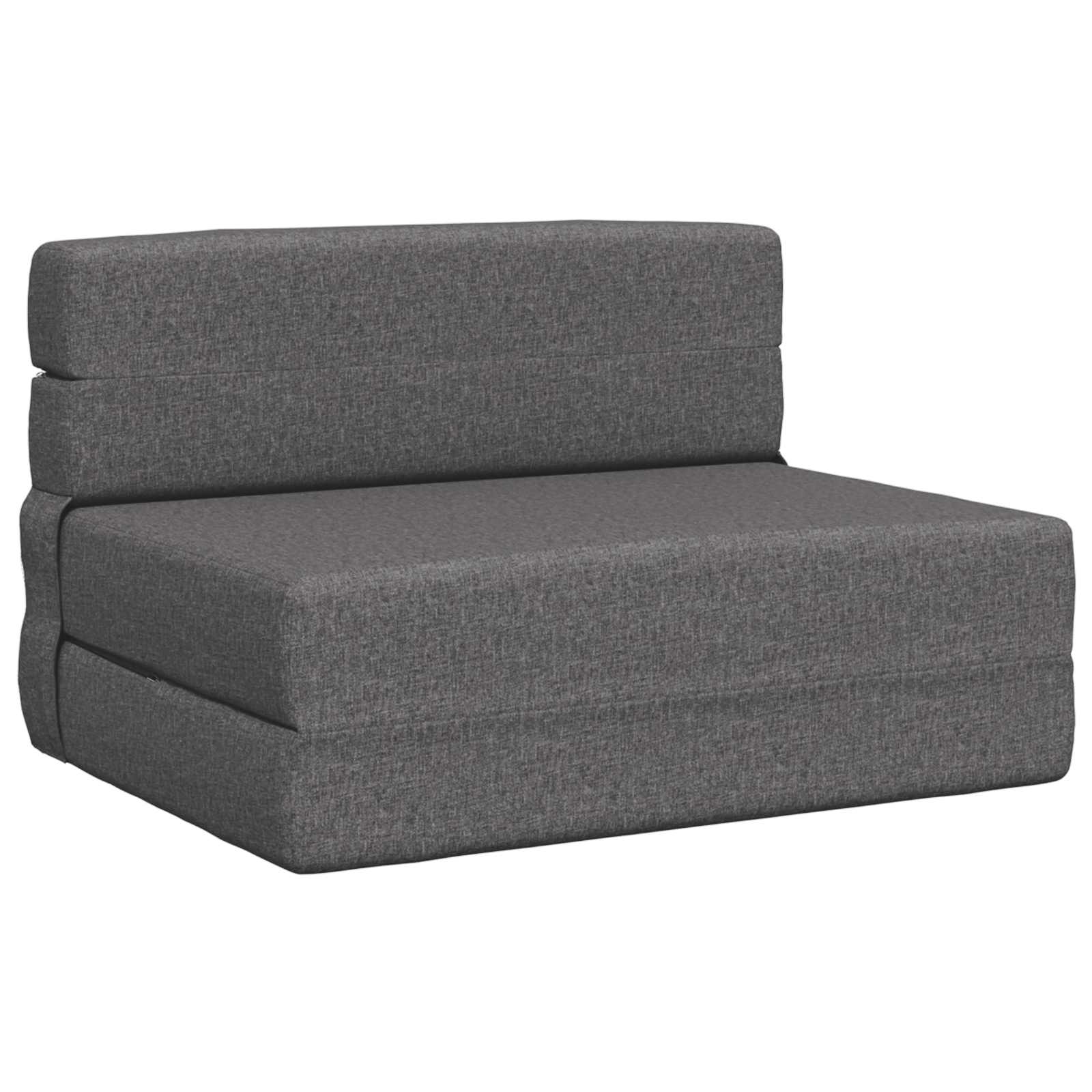 Divano Letto Pieghevole Grigio Chiaro 70 x 72 x 60 cm Tessuto | homemem39