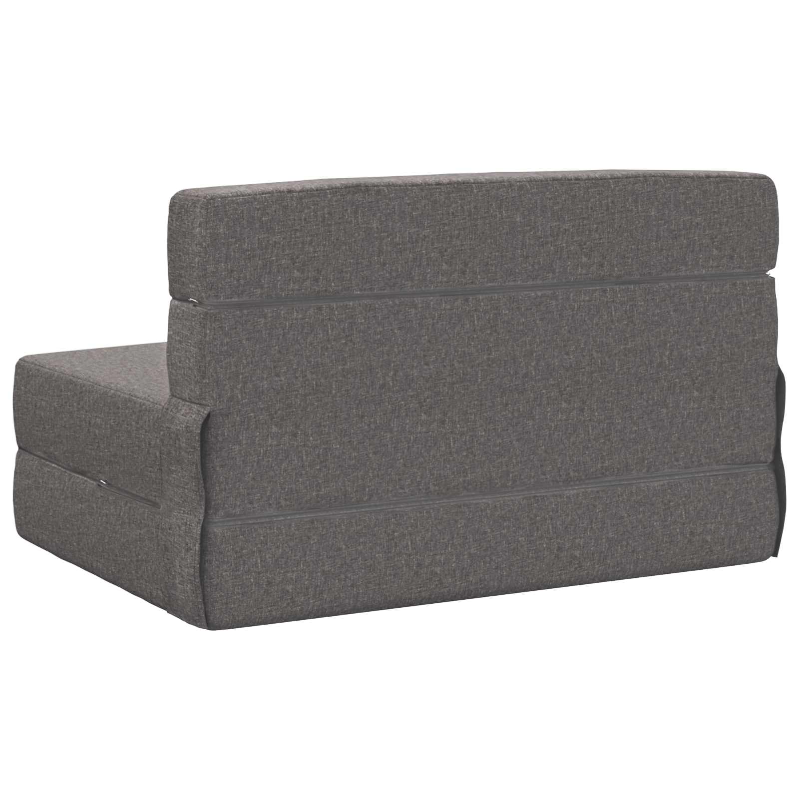 Divano Letto Pieghevole Grigio Chiaro 70 x 72 x 60 cm Tessuto | homemem39