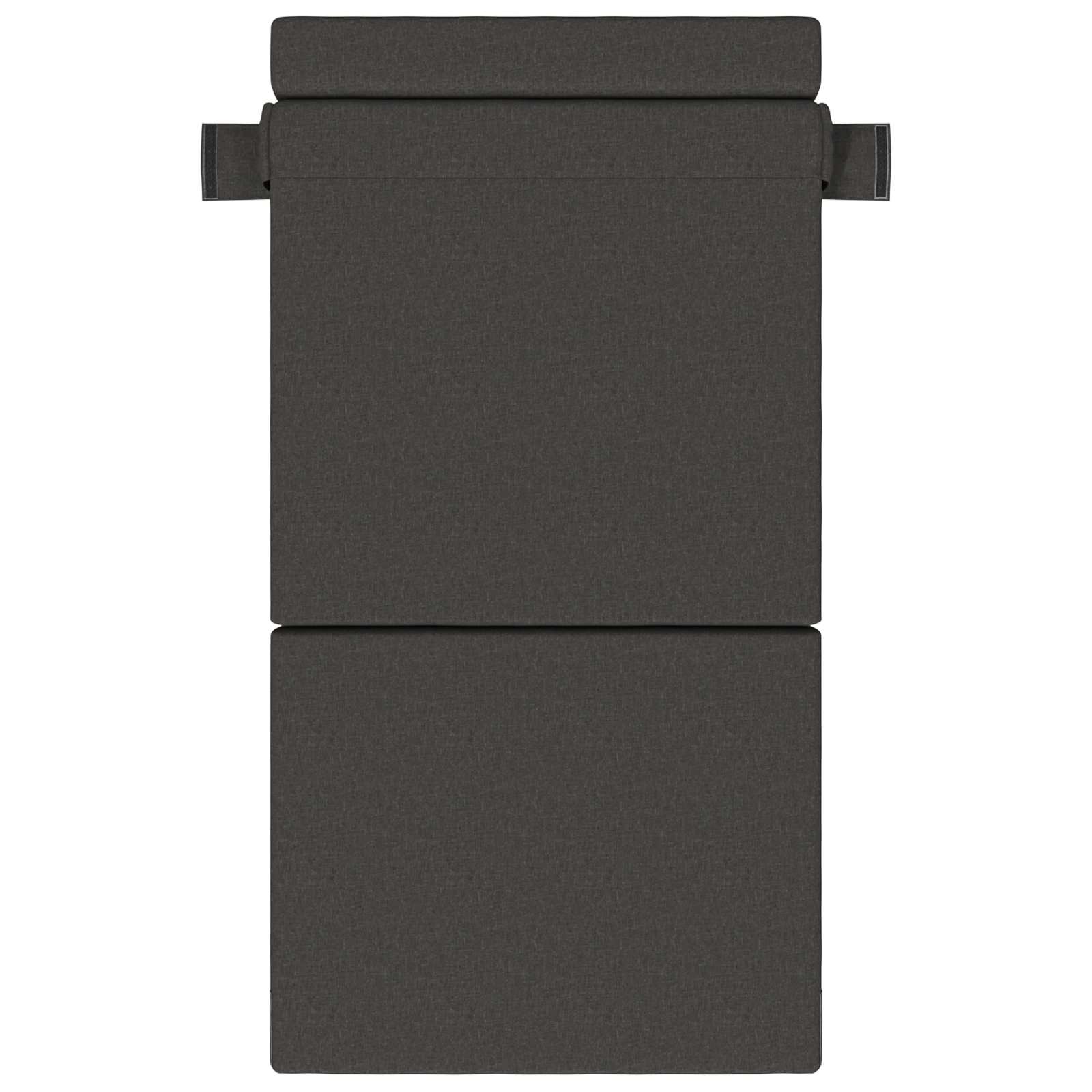 Divano Letto Pieghevole Grigio Scuro 70 x 72 x 60 cm Tessuto | homemem39