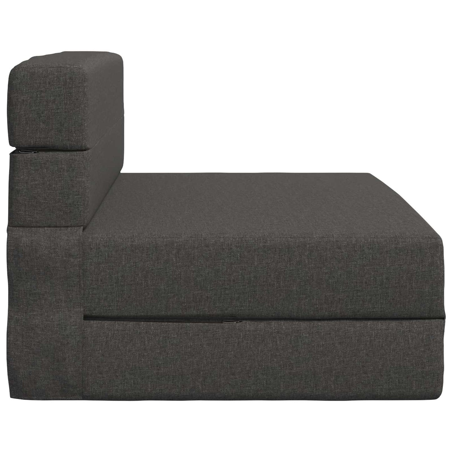Divano Letto Pieghevole Grigio Scuro 70 x 72 x 60 cm Tessuto | homemem39