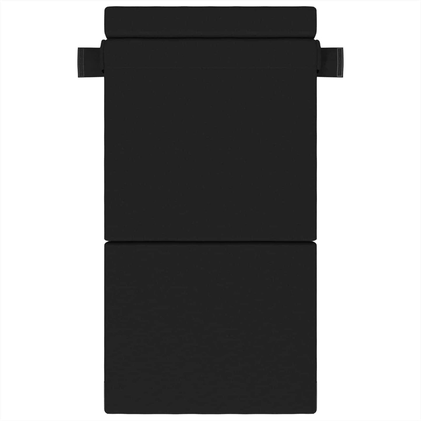 Divano Letto Pieghevole Nero 70 x 72 x 60 cm Tessuto