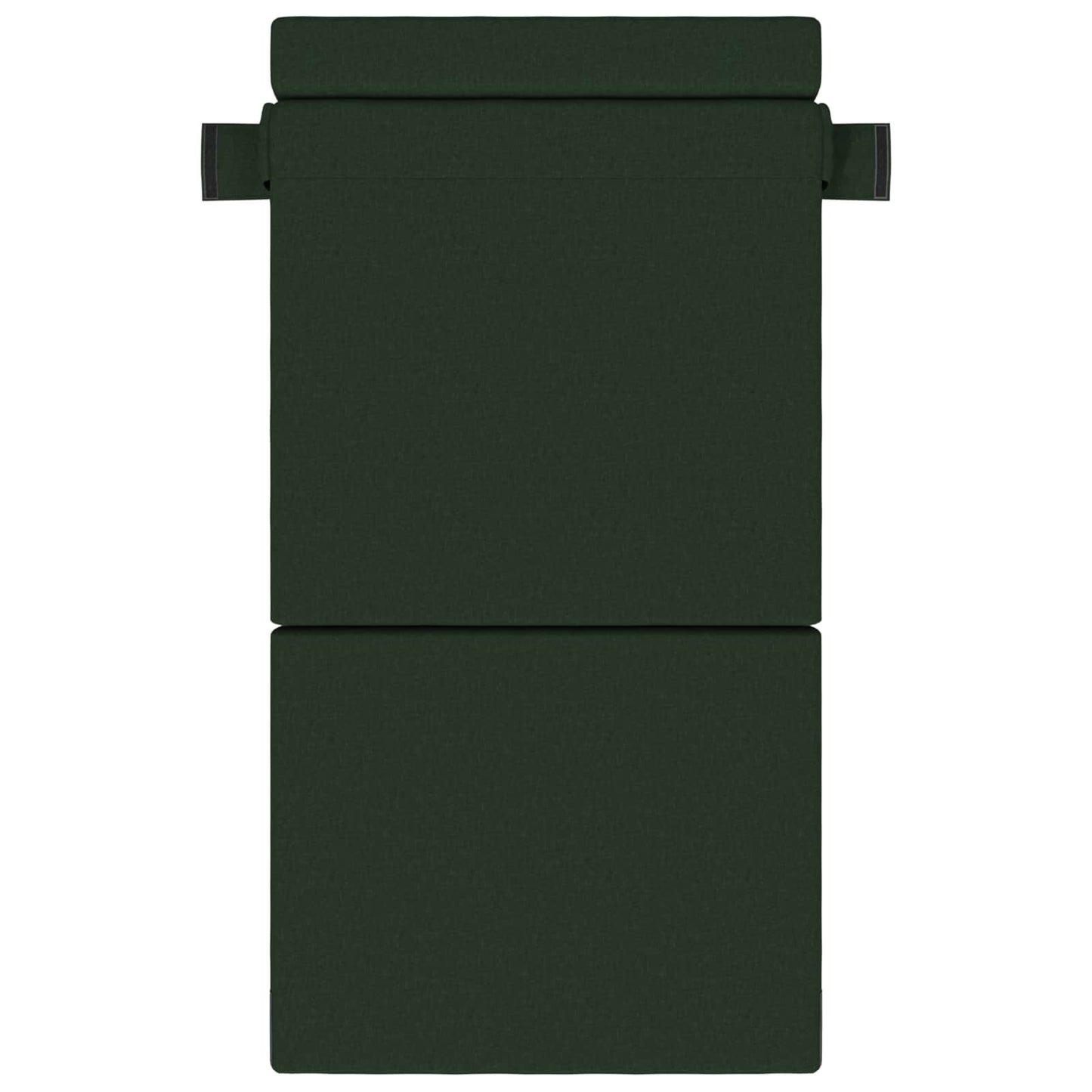 Divano Letto Pieghevole Verde Scuro 70 x 72 x 60 cm Tessuto | homemem39